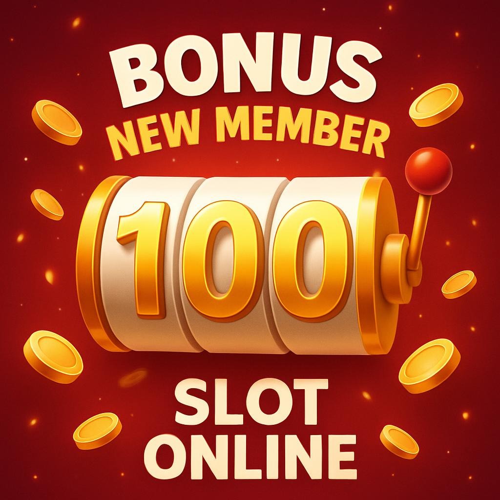 Bonus New Member 100% untuk Slot Online
